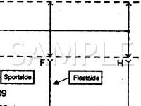 1999 Oldsmobile Bravada  4.3 V6 GAS Wiring Diagram