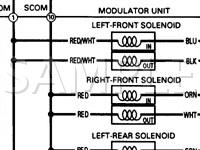 2001 Honda CR-V LX 2.0 L4 GAS Wiring Diagram