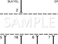 1999 Honda Accord EX 3.0 V6 GAS Wiring Diagram