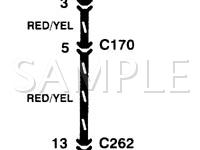 2000 Honda Passport EX 3.2 V6 GAS Wiring Diagram