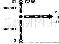 2000 Honda Passport LX 3.2 V6 GAS Wiring Diagram