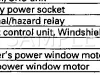 2001 Honda Civic HX 1.7 L4 GAS Wiring Diagram