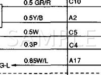 2002 Honda Passport EX 3.2 V6 GAS Wiring Diagram