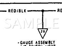 1990 Honda Civic LX 1.5 L4 GAS Wiring Diagram