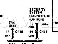 1994 Honda Civic LX 1.5 L4 GAS Wiring Diagram
