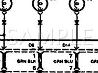 1994 Honda Civic DEL SOL S 1.5 L4 GAS Wiring Diagram