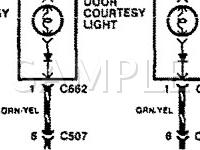 1995 Honda Accord LX 2.7 V6 GAS Wiring Diagram