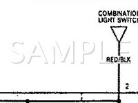 1995 Honda Odyssey LX 2.2 L4 GAS Wiring Diagram