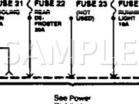 1996 Honda Odyssey EX 2.2 L4 GAS Wiring Diagram
