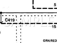 1998 Honda Civic EX 1.6 L4 GAS Wiring Diagram