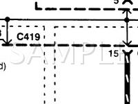 1999 Honda Civic LX 1.6 L4 GAS Wiring Diagram