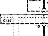 1999 Honda CR-V LX 2.0 L4 GAS Wiring Diagram