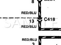 1998 Honda Odyssey LX 2.3 L4 GAS Wiring Diagram