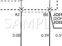 1999 Hyundai Sonata  2.4 L4 GAS Wiring Diagram