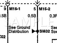 2001 Hyundai Santa FE  2.7 V6 GAS Wiring Diagram