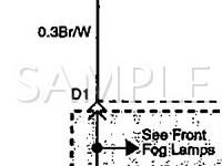 2000 Hyundai Sonata  2.4 L4 GAS Wiring Diagram