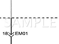 2003 Hyundai Accent  1.6 L4 GAS Wiring Diagram