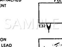 1990 Hyundai Sonata  2.4 L4 GAS Wiring Diagram