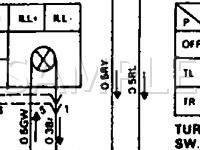 1990 Hyundai Sonata GLS 2.4 L4 GAS Wiring Diagram