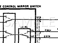 1991 Hyundai Scoupe  1.5 L4 GAS Wiring Diagram