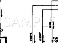 1991 Hyundai Sonata  3.0 V6 GAS Wiring Diagram