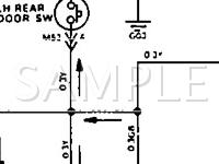 1992 Hyundai Elantra GLS 1.6 L4 GAS Wiring Diagram