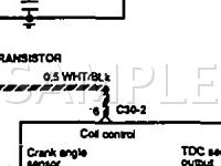 1992 Hyundai Scoupe LS 1.5 L4 GAS Wiring Diagram