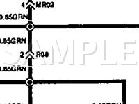 1992 Hyundai Scoupe  1.5 L4 GAS Wiring Diagram