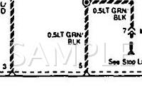 1993 Hyundai Elantra GLS 1.8 L4 GAS Wiring Diagram