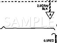 1993 Hyundai Elantra GLS 1.8 L4 GAS Wiring Diagram