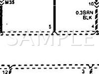 1993 Hyundai Scoupe  1.5 L4 GAS Wiring Diagram