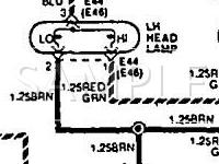 1993 Hyundai Sonata GLS 2.0 L4 GAS Wiring Diagram