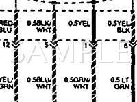 1994 Hyundai Elantra GLS 1.8 L4 GAS Wiring Diagram
