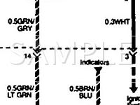 1994 Hyundai Elantra  1.6 L4 GAS Wiring Diagram