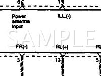 1994 Hyundai Elantra  1.8 L4 GAS Wiring Diagram