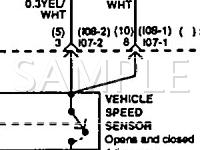 1995 Hyundai Accent L 1.5 L4 GAS Wiring Diagram