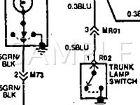 1995 Hyundai Elantra GLS 1.8 L4 GAS Wiring Diagram