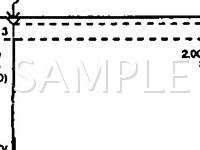 1995 Hyundai Elantra GL 1.6 L4 GAS Wiring Diagram