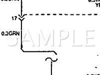 1995 Hyundai Scoupe LS 1.5 L4 GAS Wiring Diagram