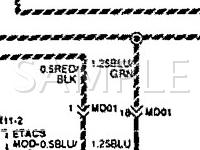 1995 Hyundai Sonata GL 3.0 V6 GAS Wiring Diagram