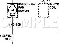 1996 Hyundai Accent  1.5 L4 GAS Wiring Diagram