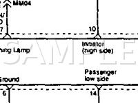 1996 Hyundai Elantra GLS 1.8 L4 GAS Wiring Diagram