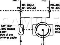 1996 Hyundai Elantra  1.8 L4 GAS Wiring Diagram
