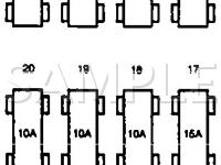1996 Hyundai Sonata GL 3.0 V6 GAS Wiring Diagram