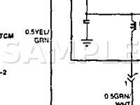 1996 Hyundai Sonata  2.0 L4 GAS Wiring Diagram