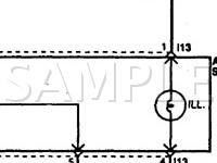 1997 Hyundai Accent GS 1.5 L4 GAS Wiring Diagram
