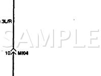 1997 Hyundai Accent GL 1.5 L4 GAS Wiring Diagram