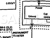 1997 Hyundai Accent L 1.5 L4 GAS Wiring Diagram