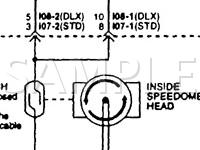 1997 Hyundai Accent L 1.5 L4 GAS Wiring Diagram