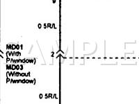 1997 Hyundai Elantra  1.8 L4 GAS Wiring Diagram